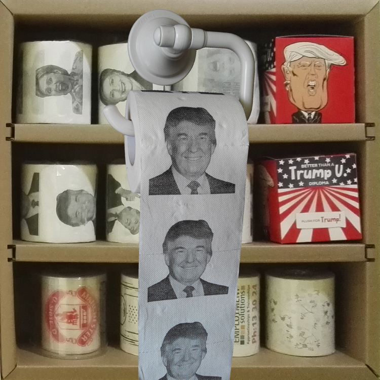 Rulyyo Donald Trump Toilet Paper Novelty Political Gag Gifts - 副本