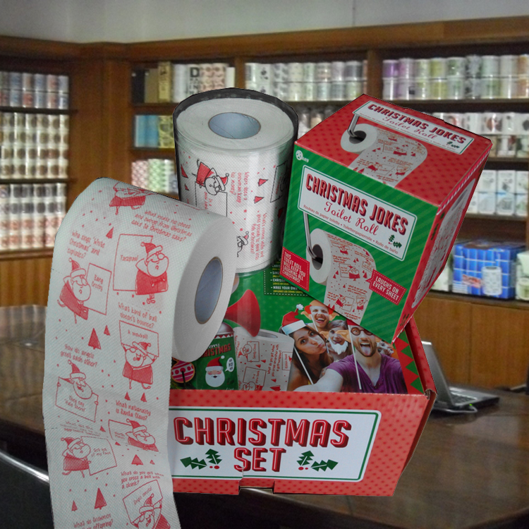 China Custom Chrismas Gift Toilet Paper Roll